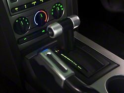 SpeedForm Modern Billet Shifter Handle Covers; Satin (05-09 Mustang w/ Automatic Transmission)