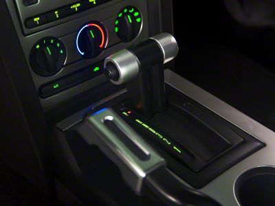 SpeedForm Modern Billet Shifter Handle Covers; Satin (05-09 Mustang w/ Automatic Transmission)