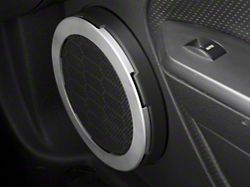 SpeedForm Modern Billet Speaker Trim Rings; Satin (05-09 Mustang)