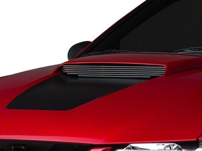 SpeedForm Modern Billet Hood Scoop Insert; Polished (99-04 Mustang GT)