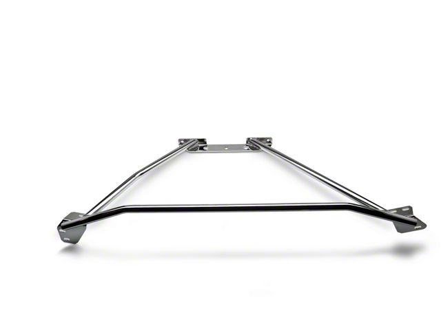 SR Performance Strut Tower Brace; Chrome (94-04 Mustang GT, V6)