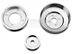 SR Performance Underdrive Pulleys; Polished (94-95 5.0L Mustang)