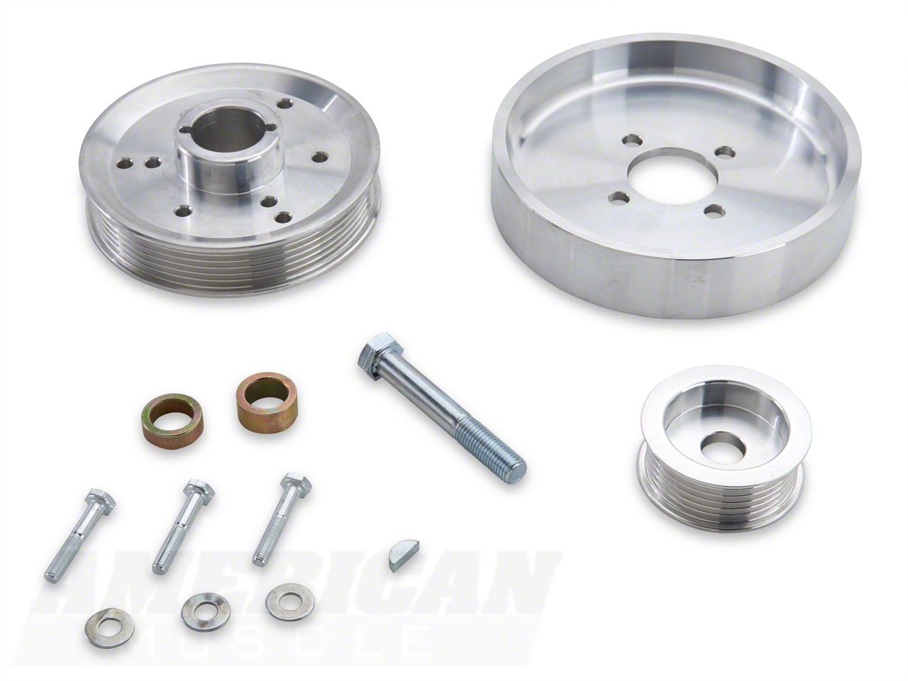 SR Performance Mustang Underdrive Pulleys 388722 (Late 0104 Mustang GT