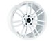 Stage Wheels Belmont White Wheel; 18x9.5 (05-09 Mustang GT, V6)