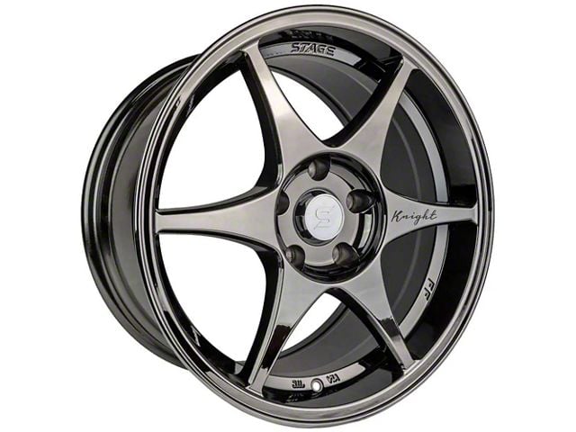 Stage Wheels Knight Black Chrome Wheel; 18x9.5 (10-15 Camaro LS, LT)