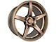 Stage Wheels Monroe Matte Bronze Wheel; Rear Only; 18x10 (10-15 Camaro LS, LT)
