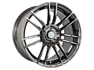 Stage Wheels Belmont Black Chrome Wheel; 18x8.5 (94-98 Mustang)