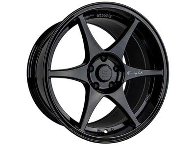 Stage Wheels Knight Black Wheel; 18x9.5 (94-98 Mustang)
