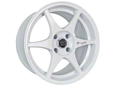 Stage Wheels Knight White Wheel; 18x9.5 (94-98 Mustang)