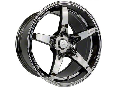 Stage Wheels Monroe Black Chrome Wheel; 18x9; 22mm Offset (94-98 Mustang)