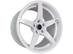 Stage Wheels Monroe White Wheel; 18x9; 22mm Offset (94-98 Mustang)