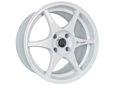 Stage Wheels Knight White Wheel; 18x9.5 (99-04 Mustang)