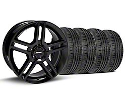 Staggered 19x8.5/10 2010 GT500 Style Wheel and Sumitomo HTR Z5 Summer Tire Package (15-23 Mustang GT, EcoBoost, V6)