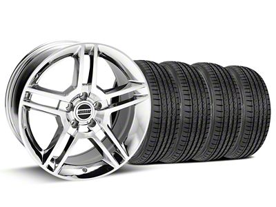 19x8.5 2010 GT500 Style Wheel & Sumitomo High Performance HTR Z5 Tire Package (15-23 Mustang GT, EcoBoost, V6)