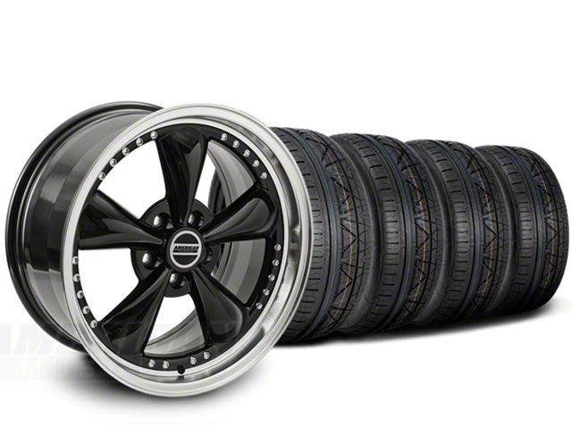 20x8.5 Bullitt Motorsport Wheel & NITTO High Performance INVO Tire Package (15-23 Mustang EcoBoost w/o Performance Pack, V6)