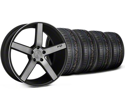 20x8.5 Niche Milan Wheel & NITTO High Performance INVO Tire Package (15-23 Mustang GT, EcoBoost, V6)