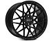 Staggered RTR Tech Mesh Gloss Black Wheel and Sumitomo Maximum Performance HTR Z5 Tire Kit; 20x9.5/10.5 (15-23 Mustang GT, EcoBoost, V6)