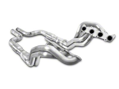 Stainless Power 1-7/8-Inch Long Tube Headers; Catted; Aftermarket Connect (15-23 Mustang GT w/ SW, MBRP or Corsa Cat-Back)