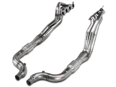 Stainless Power 1-7/8-Inch Long Tube Headers; Catted (15-23 Mustang GT)