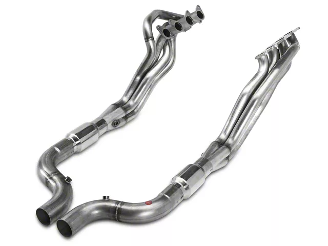 Stainless Power 1-7/8-Inch Long Tube Headers; Catted (15-23 Mustang GT w/ SW Cat-Back)