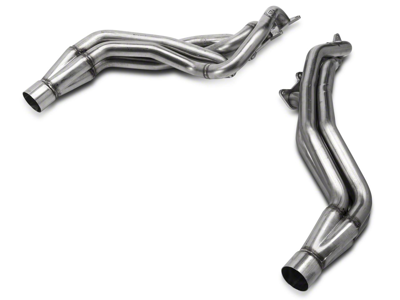 Stainless Power Mustang 1-7/8-Inch Long Tube Headers; Catted