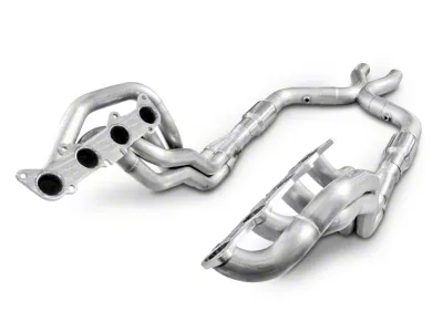 Stainless Power 1-7/8-Inch Long Tube Headers with Catted X-Pipe; Performance Connect (11-14 Mustang GT)