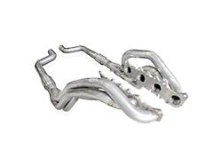 Stainless Power 1-7/8-Inch Catted Long Tube Headers; Aftermarket Connect (15-25 Mustang GT, Dark Horse)