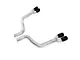 Stainless Works Muffler Delete Axle-Back Exhaust with Black Tips (15-23 5.7L HEMI Challenger)