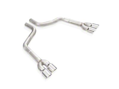 Stainless Works Muffler Delete Axle-Back Exhaust with Polished Tips (15-23 5.7L HEMI Challenger)