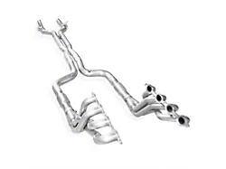 Stainless Works 1-7/8-Inch Catted Long Tube Headers with AFM Valve Delete Plate; Factory Connect (16-24 Camaro SS w/ Factory or Stainless Works Axle-Back Exhaust)