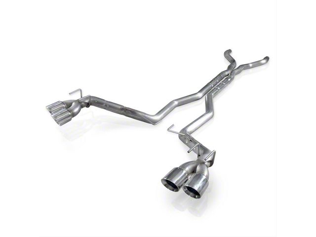 Stainless Works Chambered Round Cat-Back Exhaust with Polished Tips; Factory Connect (12-15 Camaro ZL1)