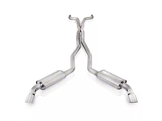 Stainless Works S-Tube Turbo Cat-Back Exhaust with Polished Tips; Factory Connect (10-15 Camaro SS)