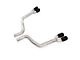Stainless Works Muffler Delete Axle-Back Exhaust with Black Tips (15-23 6.4L HEMI Challenger)