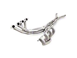 Stainless Works 2-Inch Long Tube Headers with Catted X-Pipe; Factory Connect (09-13 Corvette C6 Base, Grand Sport)