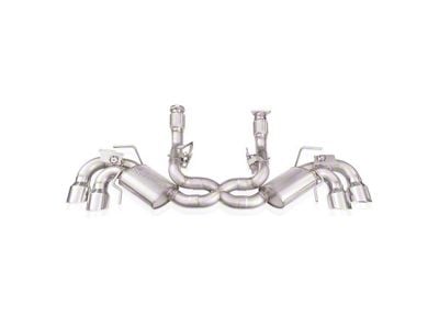 Stainless Works Redline Series Cat-Back Exhaust with Polished Tips (20-24 6.2L Corvette C8)