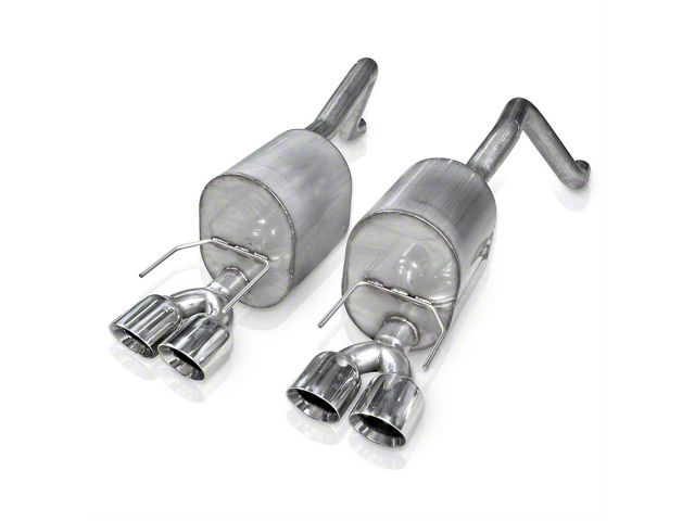Stainless Works Turbo Chambered Cat-Back Exhaust with Polished Tips; Factory Connect (2008 6.2L Corvette C6)