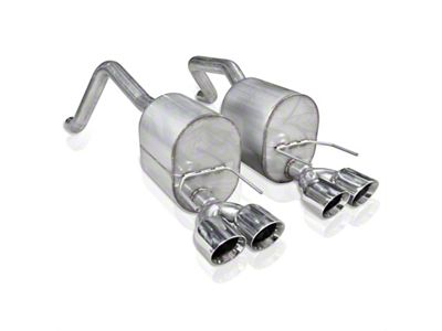 Stainless Works Turbo Chambered Cat-Back Exhaust with Polished Tips; Factory Connect (09-13 6.2L Corvette C6)
