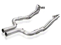 Stainless Works 1-7/8-Inch Long Tube Headers with XL Leads; Catted (15-25 Mustang GT, Dark Horse w/ SW, MBRP or Corsa Cat-Back)