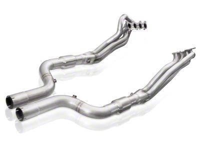 Stainless Works 1-7/8-Inch Long Tube Headers with XL Leads; Catted (15-23 Mustang GT w/ SW, MBRP or Corsa Cat-Back)