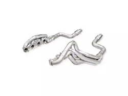 Stainless Works 2-Inch Catted Long Tube Headers; Factory Connect (15-24 Mustang GT, Dark Horse)