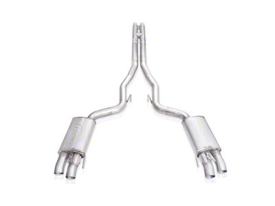 Stainless Works Legend Series Cat-Back Exhaust with H-Pipe; Factory Connect (15-20 Mustang GT350)