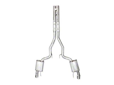 Stainless Works Legend Series Cat-Back Exhaust with H-Pipe; Factory Connect (24-25 Mustang GT Fastback w/o Active Exhaust)