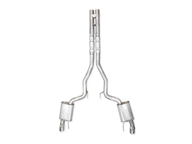 Stainless Works Legend Series Cat-Back Exhaust with H-Pipe; Factory Connect (2024 Mustang GT Fastback w/o Active Exhaust)