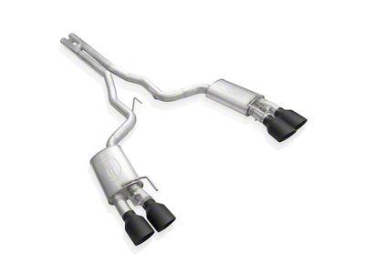 Stainless Works Legend Series Cat-Back Exhaust with H-Pipe and Matte Black Tips (20-22 Mustang GT500)