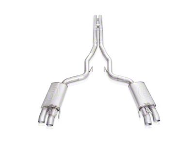 Stainless Works Legend Series Cat-Back Exhaust with H-Pipe; Performance Connect (15-20 Mustang GT350 w/ SW Long Tube Headers)