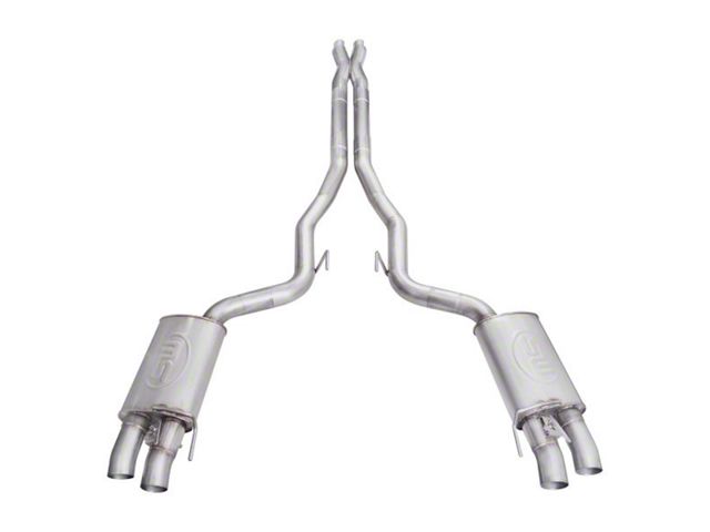 Stainless Works Legend Series Cat-Back Exhaust with X-Pipe (15-20 Mustang GT350)