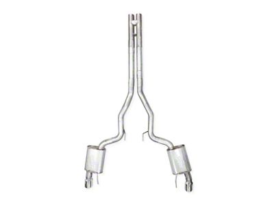 Stainless Works Redline Series Cat-Back Exhaust with H-Pipe; Factory Connect (24-25 Mustang GT Fastback w/o Active Exhaust)