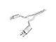 Stainless Works Redline Series Cat-Back Exhaust with X-Pipe; Factory Connect (15-20 Mustang GT350)