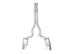 Stainless Works Redline Series Cat-Back Exhaust with X-Pipe; Factory Connect (24-25 Mustang GT Fastback w/o Active Exhaust)