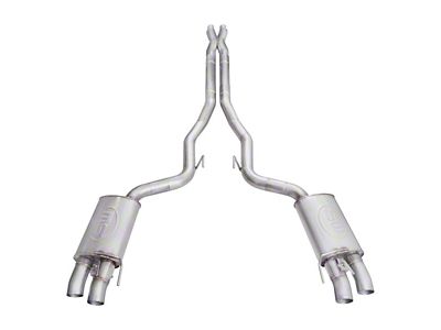 Stainless Works Redline Series Cat-Back Exhaust with X-Pipe (15-20 Mustang GT350)